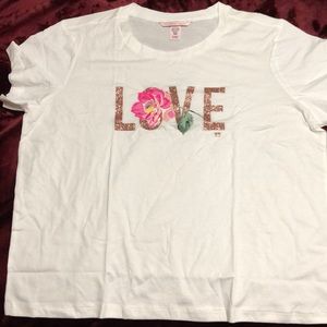 Victoria’s Secret white pajama shirt